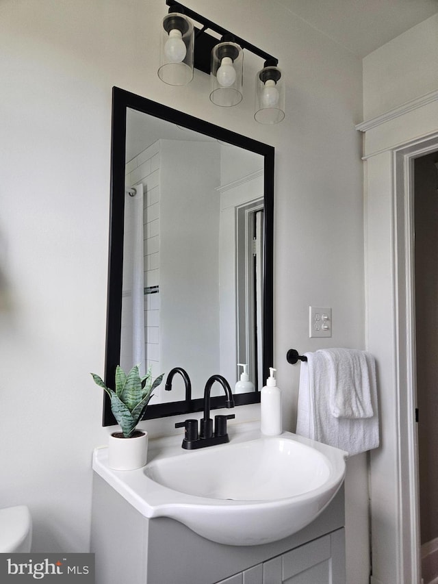 2900 Westfield Ave, Baltimore, MD 21214 - bathroom with vanity and toilet