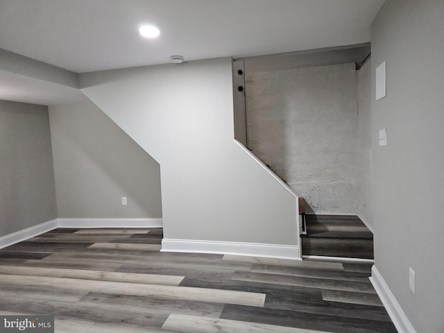 2900 Westfield Ave, Baltimore, MD 21214 - finished basement featuring wood finished floors and recessed lighting