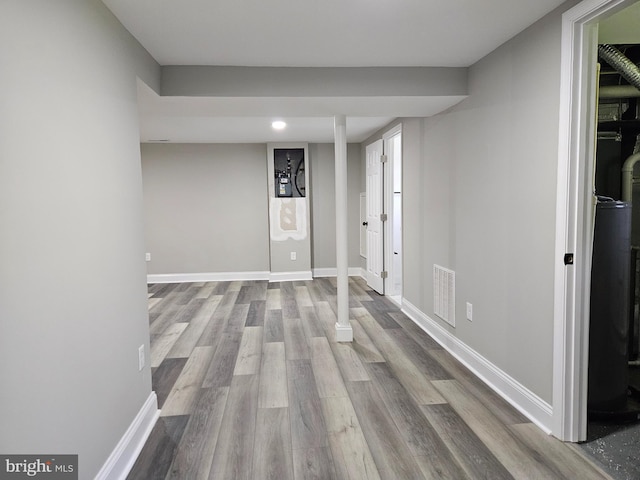 2900 Westfield Ave, Baltimore, MD 21214 - finished below grade area featuring wood finished floors and recessed lighting