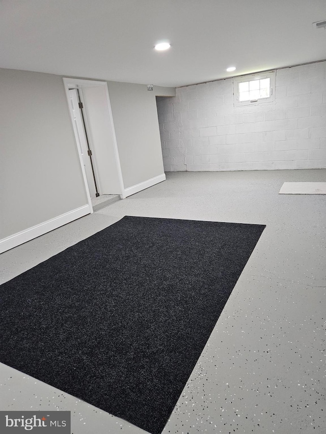 2900 Westfield Ave, Baltimore, MD 21214 - below grade area featuring recessed lighting