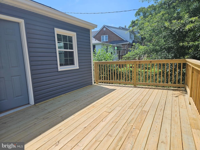 2900 Westfield Ave, Baltimore, MD 21214 - view of wooden deck