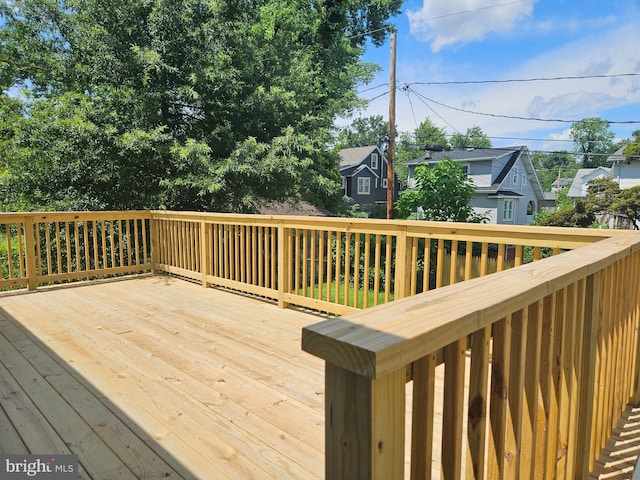 2900 Westfield Ave, Baltimore, MD 21214 - deck with a residential view