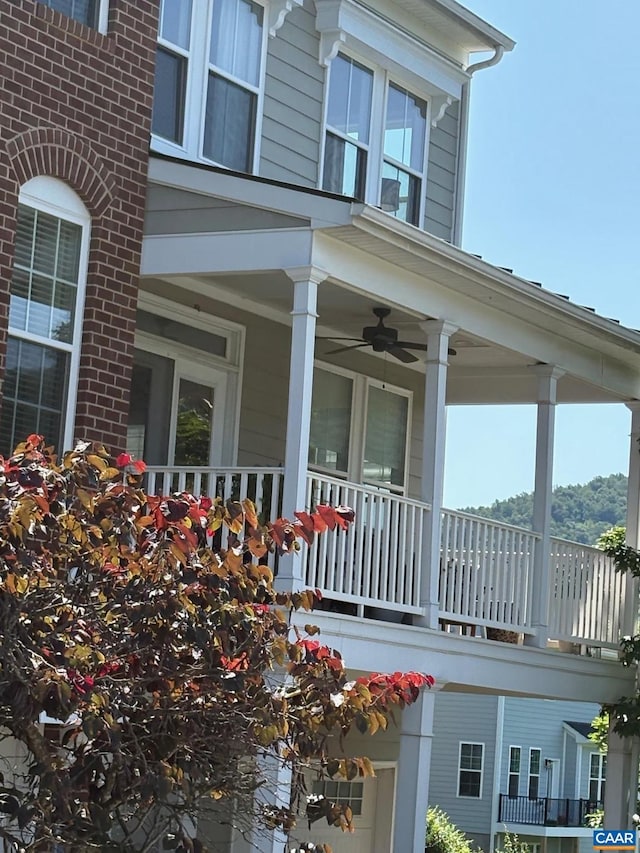 2008 Avinity Loop, Charlottesville, VA 22902 - view of property exterior with brick siding and ceiling fan