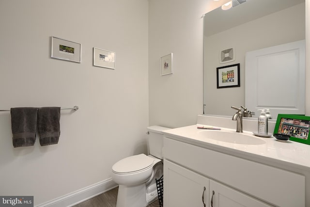401 Bold Ruler Ct Unit 403, Havre De Grace, MD 21078 - half bath with vanity and wood finished floors