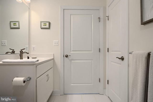 401 Bold Ruler Ct Unit 403, Havre De Grace, MD 21078 - bathroom with vanity and tile patterned flooring