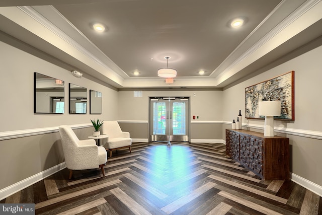 401 Bold Ruler Ct Unit 403, Havre De Grace, MD 21078 - building lobby featuring crown molding and recessed lighting