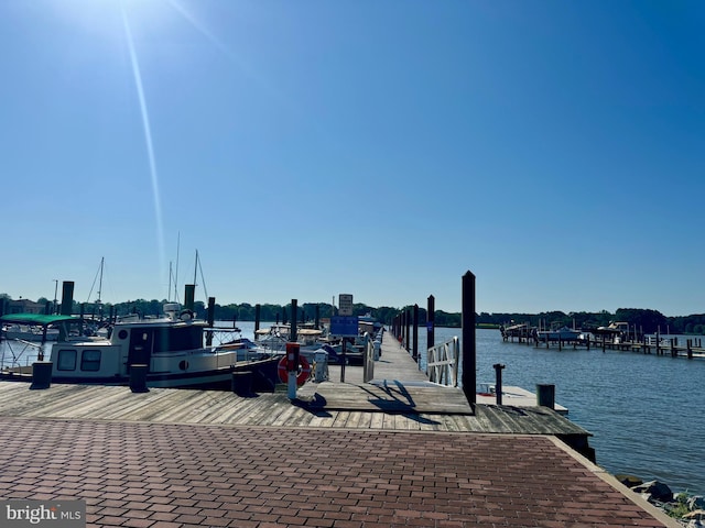 206 S Water St, Chestertown, MD 21620 - dock area featuring a water view