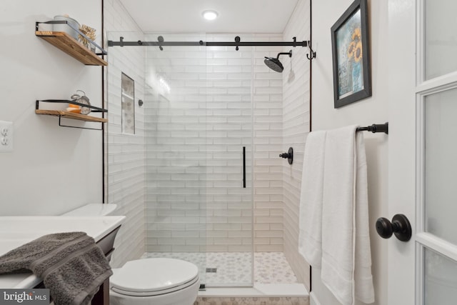 1045 Back Bay Beach Rd, West River, MD 20778 - full bath featuring toilet and a stall shower