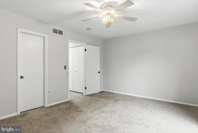 1348 Hazel Nut Ct, Annapolis, MD 21409 - unfurnished bedroom with carpet flooring and a ceiling fan