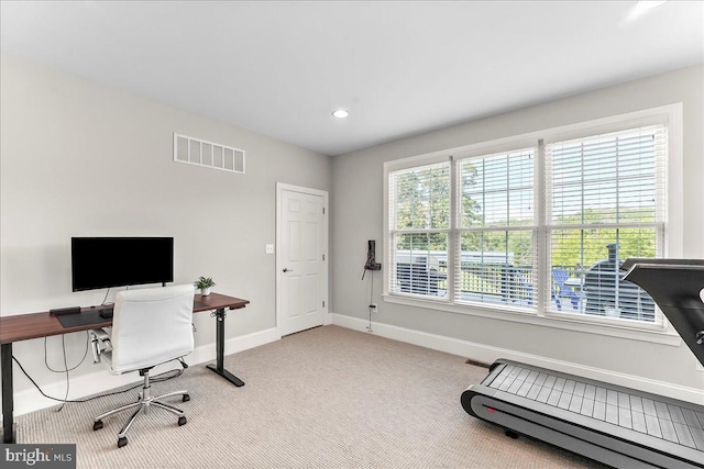 203 Geist View Cir, Media, PA 19063 - carpeted office space featuring baseboards and recessed lighting