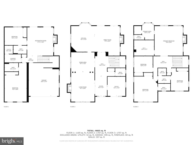 1829 47th Pl NW, Washington, DC 20007 - view of property floor plan