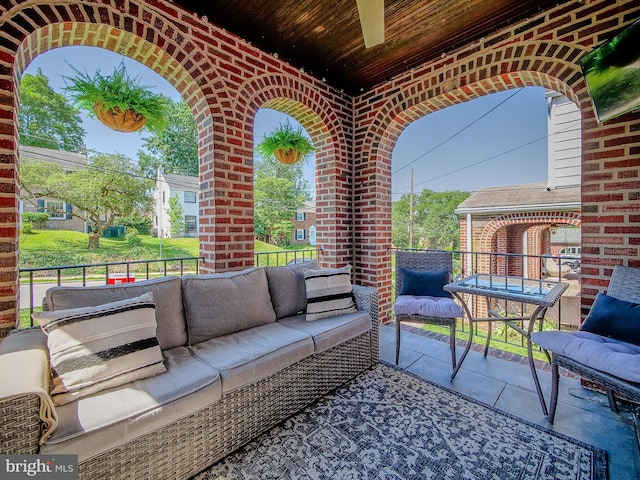 121 Wayne Ave, Springfield, PA 19064 - view of patio with outdoor lounge area