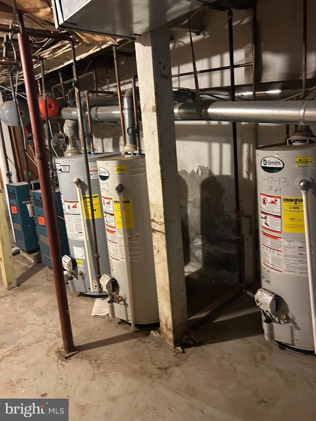 1220 Pine St, Philadelphia, PA 19107 - utility room featuring water heater