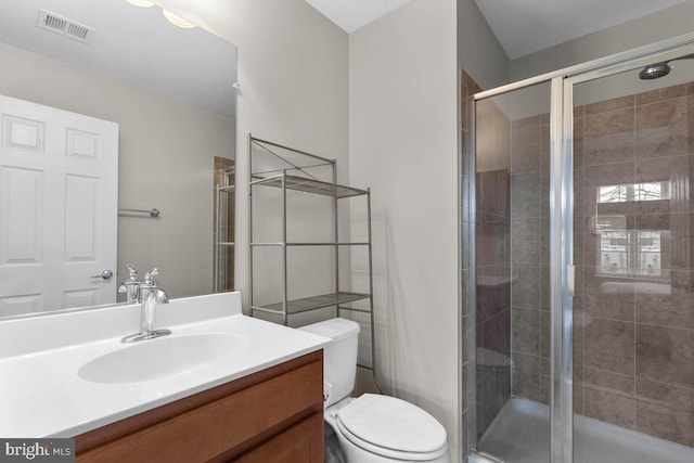 43559 Wheadon Ter, Chantilly, VA 20152 - bathroom featuring vanity and a shower stall