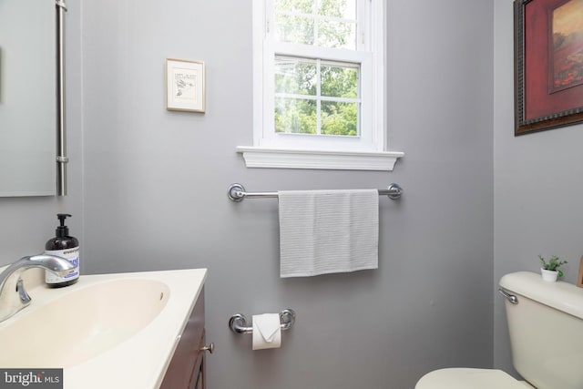 3112 Victoria Ct, Bensalem, PA 19020 - half bathroom with toilet and vanity