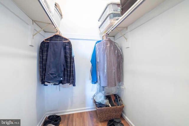3112 Victoria Ct, Bensalem, PA 19020 - spacious closet featuring wood finished floors