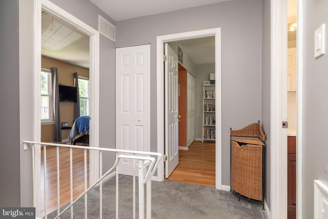 3112 Victoria Ct, Bensalem, PA 19020 - corridor featuring carpet and baseboards