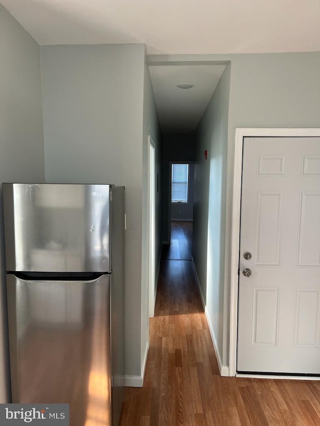 3637 N 19th St, Philadelphia, PA 19140 - hall featuring wood finished floors and baseboards