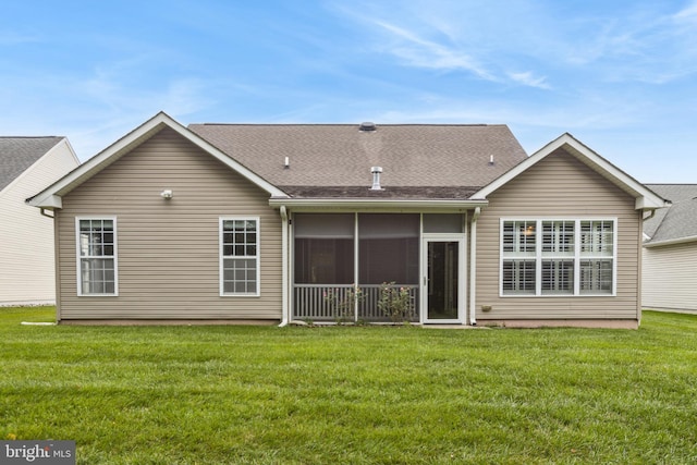 343 Daylilly Way, Middletown, DE 19709 - back of property featuring a yard and a sunroom