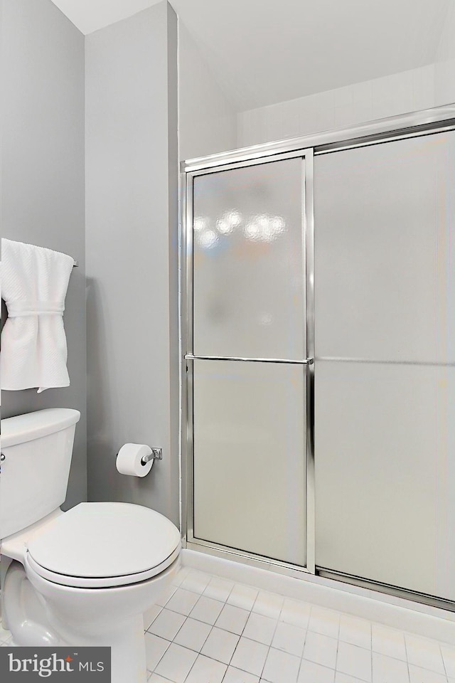 12915 Alton Sq Unit 307, Herndon, VA 20170 - bathroom with a shower stall and tile patterned floors