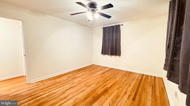 2323 Flag Marsh, Mount Airy, MD 21771 - unfurnished room featuring ceiling fan and light wood finished floors
