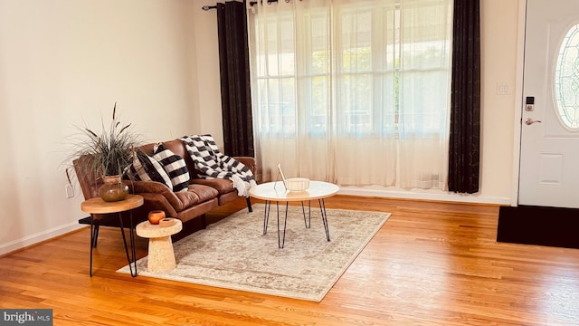 2323 Flag Marsh, Mount Airy, MD 21771 - living area featuring wood finished floors