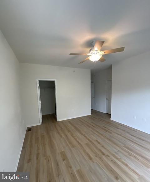 302 Lisa, Cinnaminson, NJ 08077 - spare room with light wood-style flooring and ceiling fan