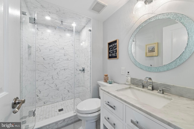 44 Harbor Ln, Long Beach Township, NJ 08008 - bathroom featuring a marble finish shower and vanity