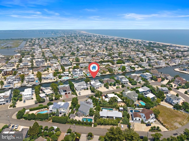 44 Harbor Ln, Long Beach Township, NJ 08008 - view of property location featuring a large body of water and nearby suburban area