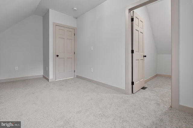 3708 Fairview Ave, Baltimore, MD 21216 - additional living space with vaulted ceiling and carpet