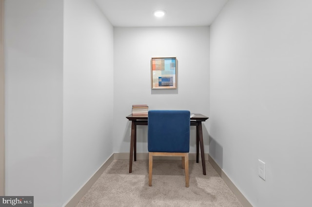 3708 Fairview Ave, Baltimore, MD 21216 - office area featuring carpet flooring and recessed lighting