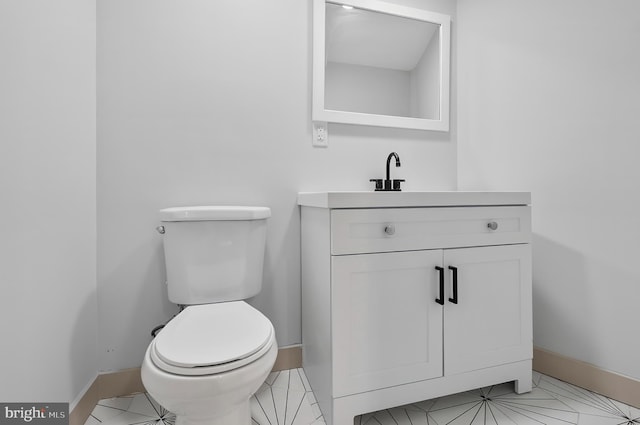 3708 Fairview Ave, Baltimore, MD 21216 - bathroom featuring vanity and baseboards