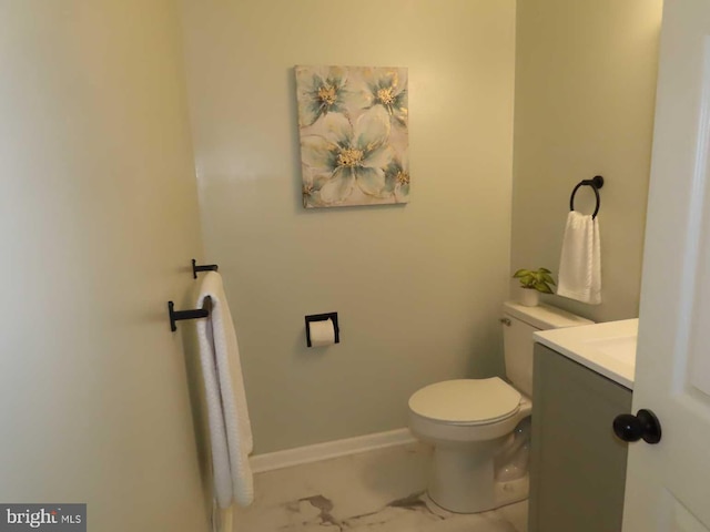 863 Yorklyn Rd, Hockessin, DE 19707 - bathroom with vanity and marble finish flooring