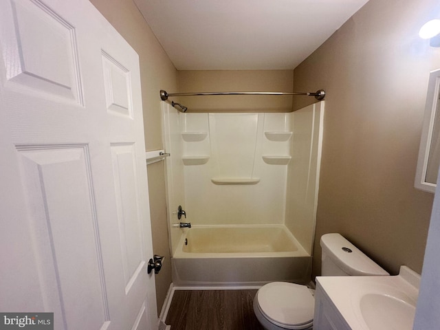 663 Topeka Ave, Mantua, NJ 08051 - full bathroom featuring wood finished floors,  shower combination, and vanity