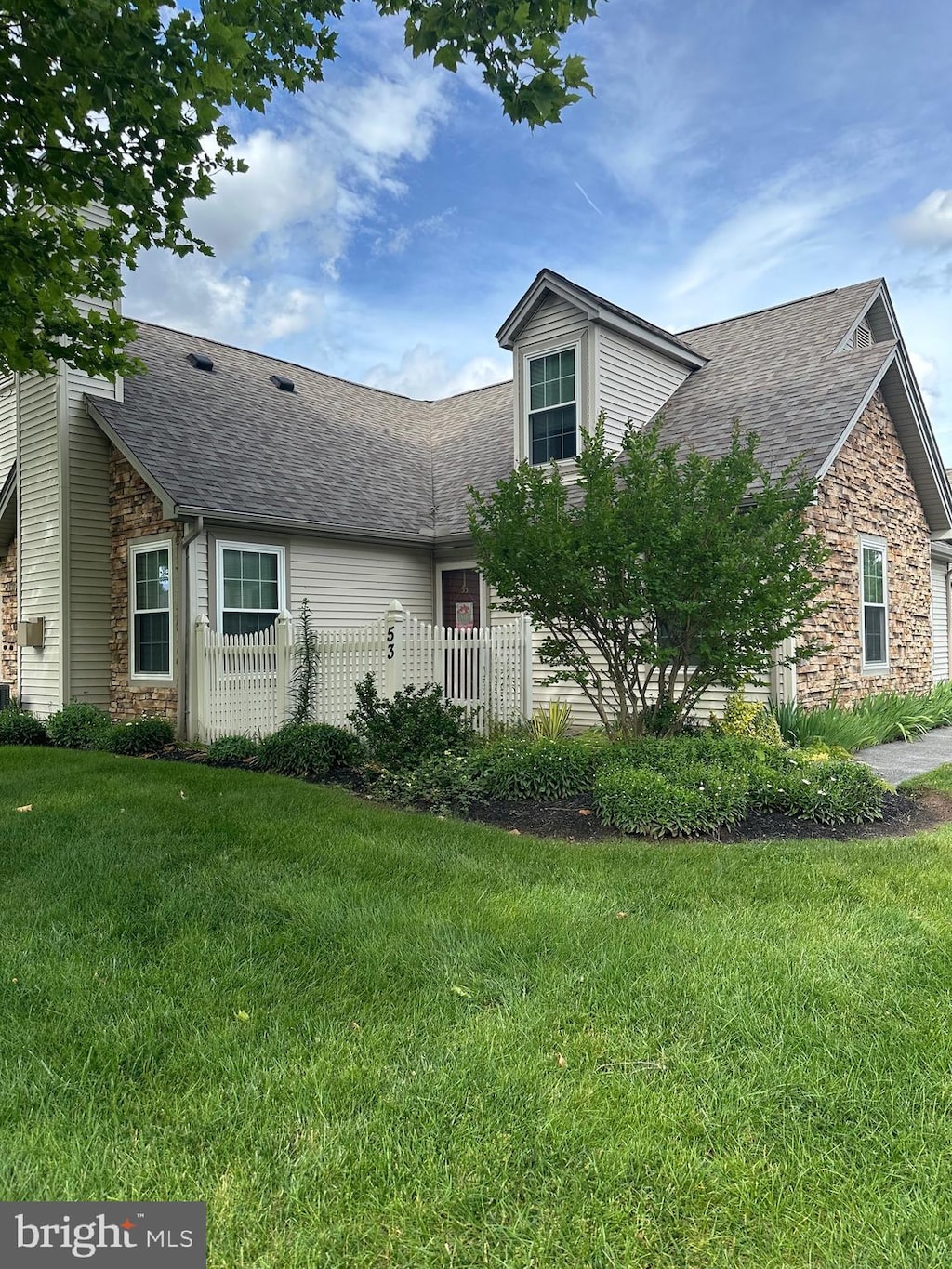 53 Apple Jack Ln, Littlestown, PA 17340 - view of front facade featuring stone siding and a shingled roof