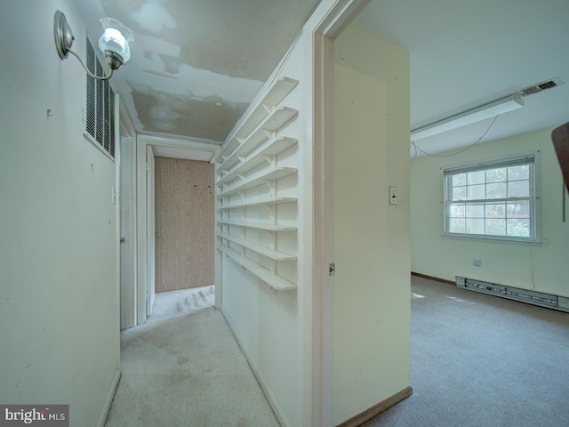 13217 Kephart Ln, Woodbridge, VA 22193 - corridor featuring carpet and baseboard heating