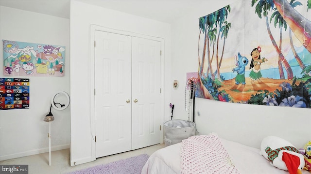 28 Buttonwood Ct, Baltimore, MD 21237 - bedroom with a closet and carpet flooring
