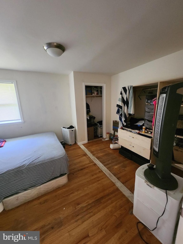 5503 Lanham Station Rd, Lanham, MD 20706 - bedroom with wood finished floors and a closet
