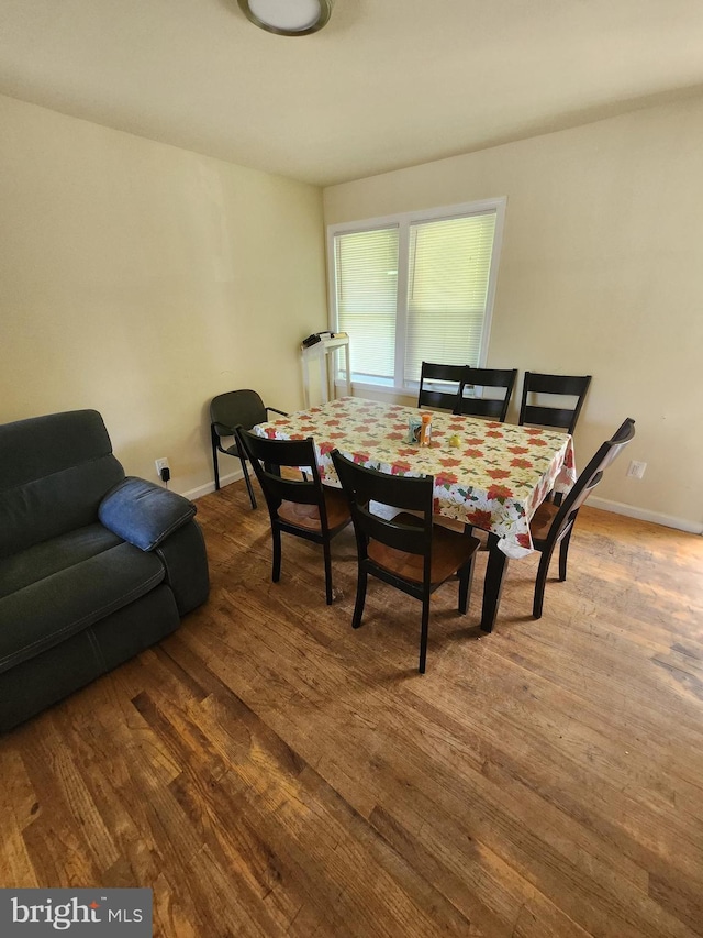 5503 Lanham Station Rd, Lanham, MD 20706 - dining room featuring wood finished floors and baseboards