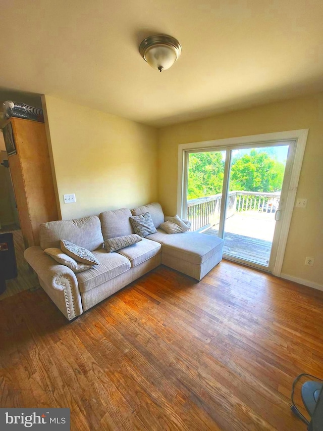 5503 Lanham Station Rd, Lanham, MD 20706 - living room featuring wood finished floors