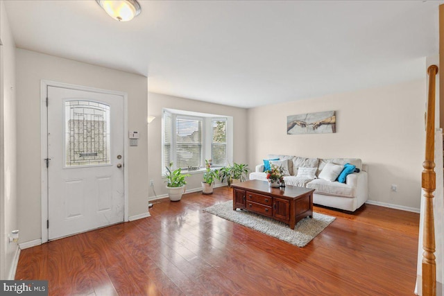 45 Sassafras Dr, Sicklerville, NJ 08081 - entryway featuring wood finished floors and baseboards