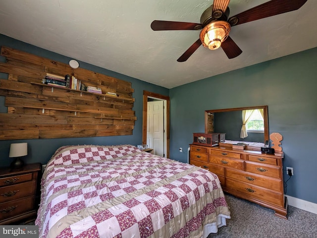 22262 Deer Run, Shade Gap, PA 17255 - bedroom featuring carpet floors and a ceiling fan