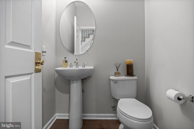62 Brooks Rd, Moorestown, NJ 08057 - half bath featuring baseboards and toilet