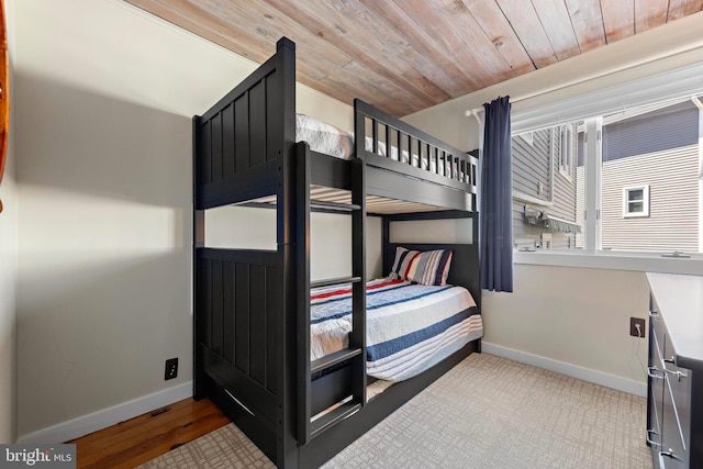10 11th St, Beach Haven, NJ 08008 - bedroom with baseboards and wood ceiling