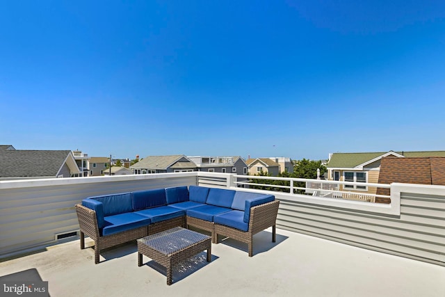 10 11th St, Beach Haven, NJ 08008 - patio / terrace with a residential view and outdoor lounge area