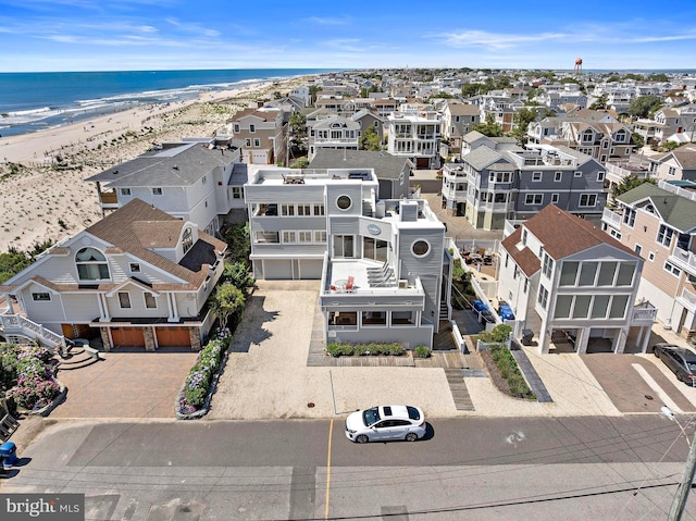 10 11th St, Beach Haven, NJ 08008 - aerial perspective of suburban area with waterfront with a beach