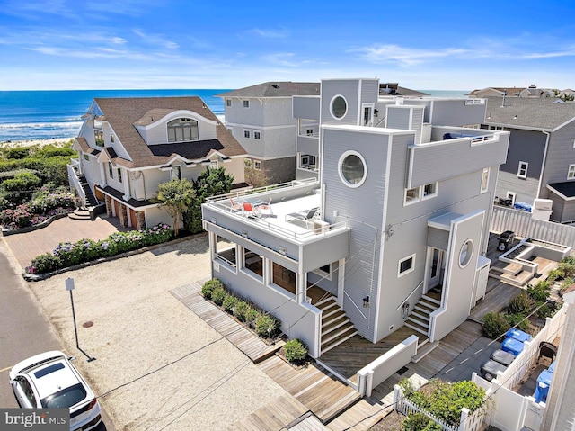 10 11th St, Beach Haven, NJ 08008 - drone / aerial view of a nearby body of water
