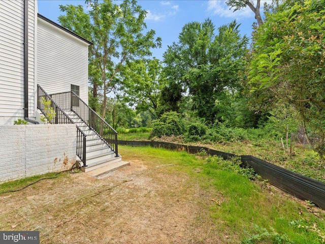 11433 Popes Head Rd, Fairfax, VA 22030 - view of yard featuring stairs