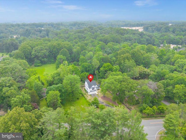 11433 Popes Head Rd, Fairfax, VA 22030 - drone / aerial view of a heavily wooded area