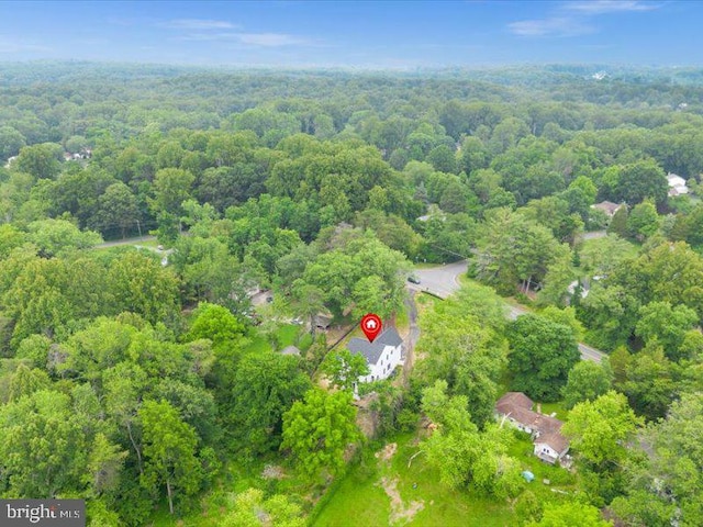 11433 Popes Head Rd, Fairfax, VA 22030 - aerial overview of property's location with a forest